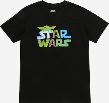 T-Shirt 'Star Wars' Mister Tee en noir : devant