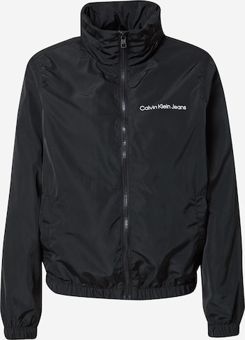 Calvin Klein Jeans Kevad-sügisjope, värv must: eest vaates
