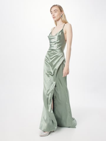 žalia Laona Vakarinė suknelė
