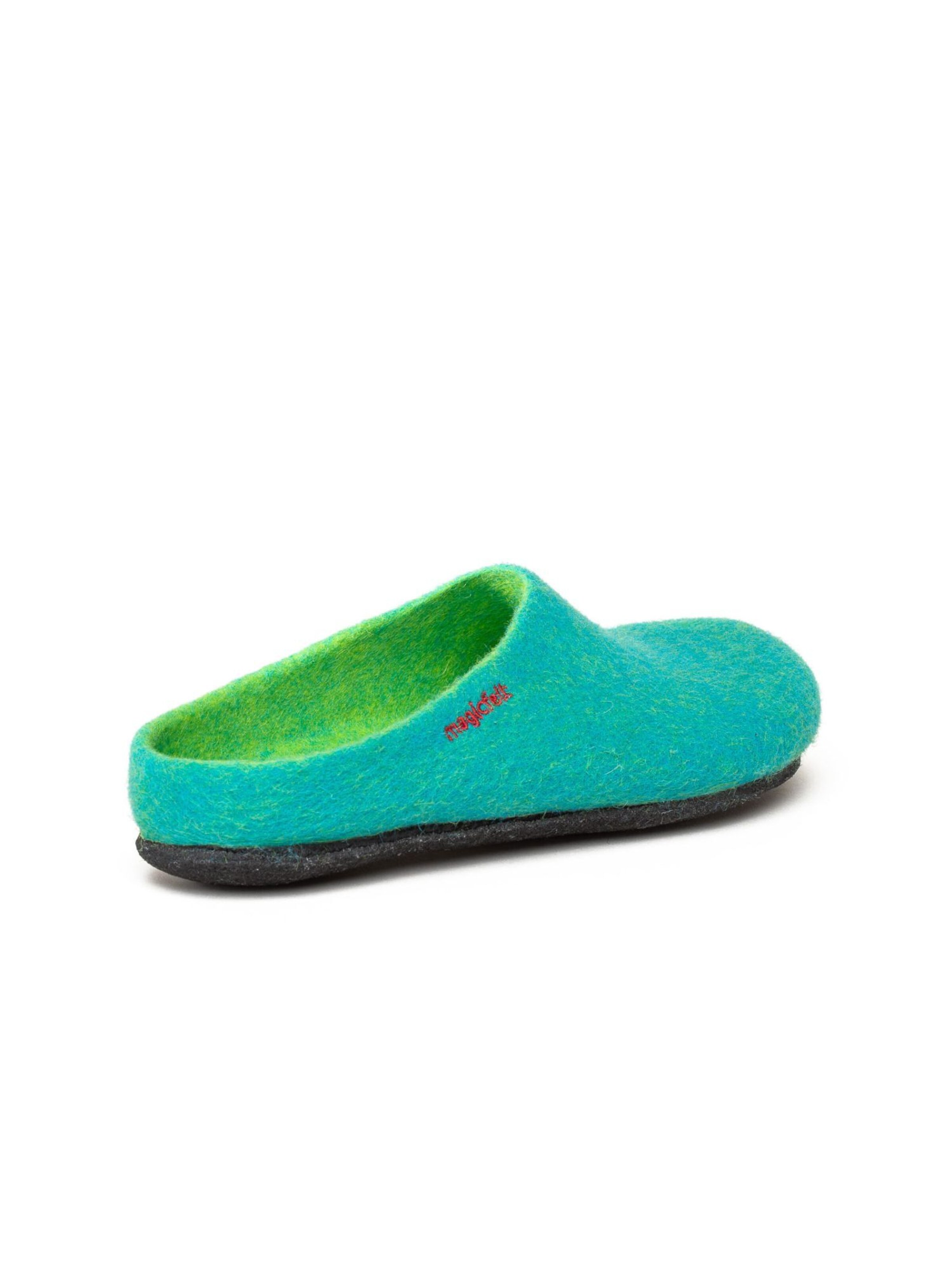 MagicFelt Slippers 'Filzpantoffel Magicfelt 709' in Blue