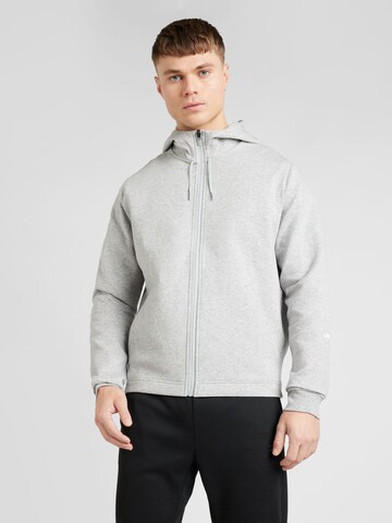 Reebok - Sweatshirt de desporto 'DREAMBLEND' em cinzento: frente