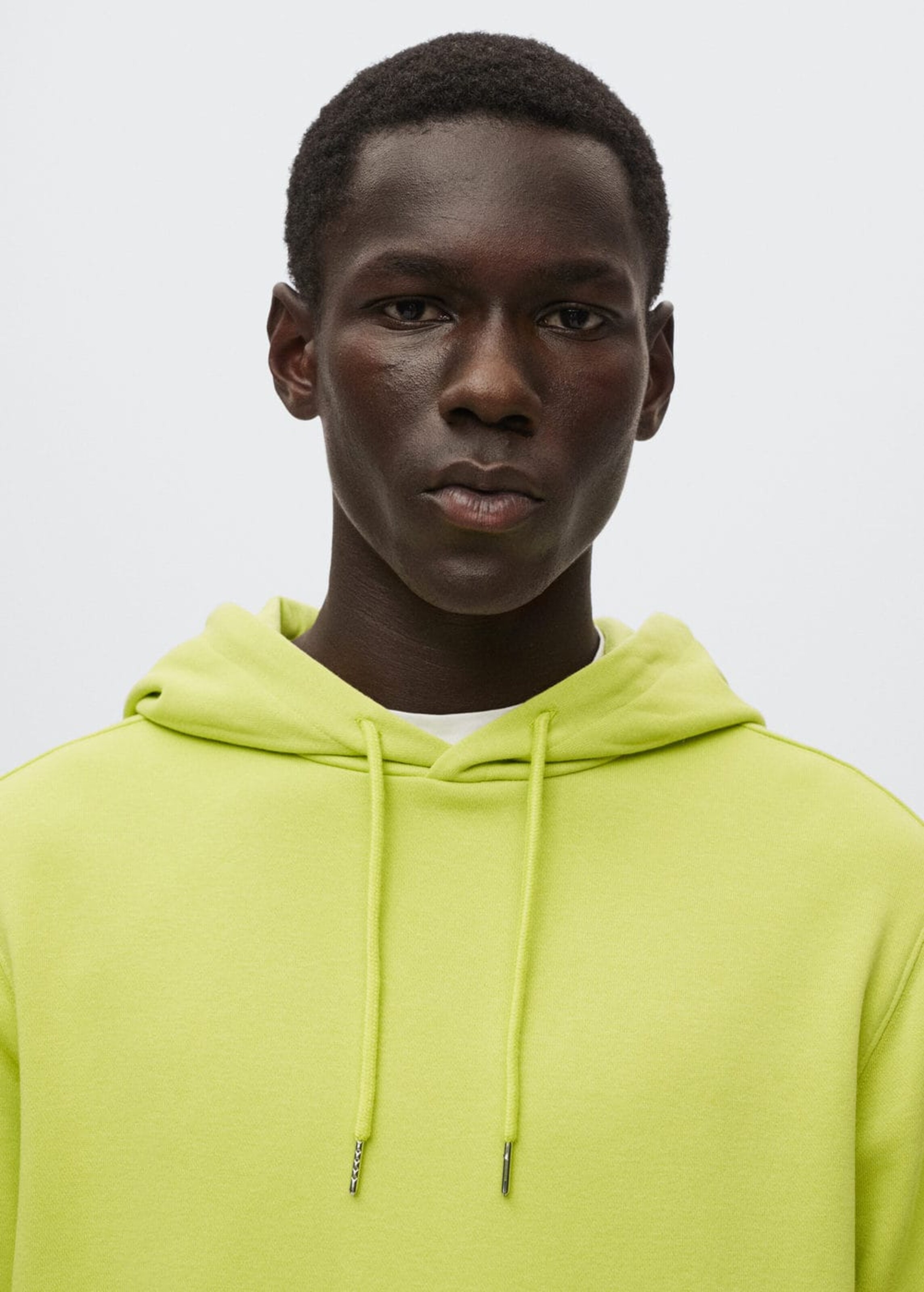 Männer Sweat MANGO MAN Sweatshirt 'bone' in Gelb - KP36146 Männer Sweat MANGO MAN Sweatshirt 'bone' in Gelb - KP36146