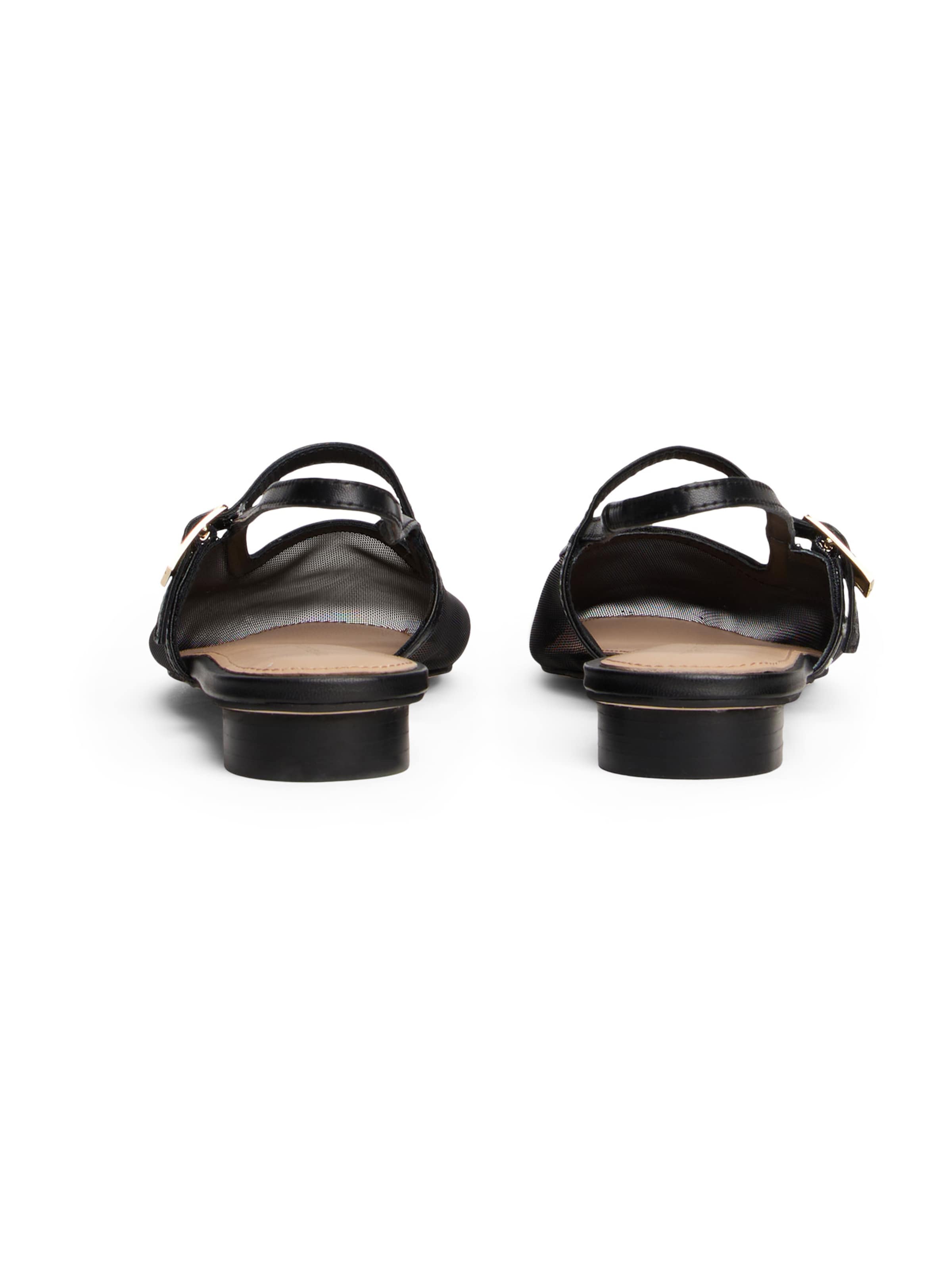 TOMMY HILFIGER Rihmaga baleriina, värv must