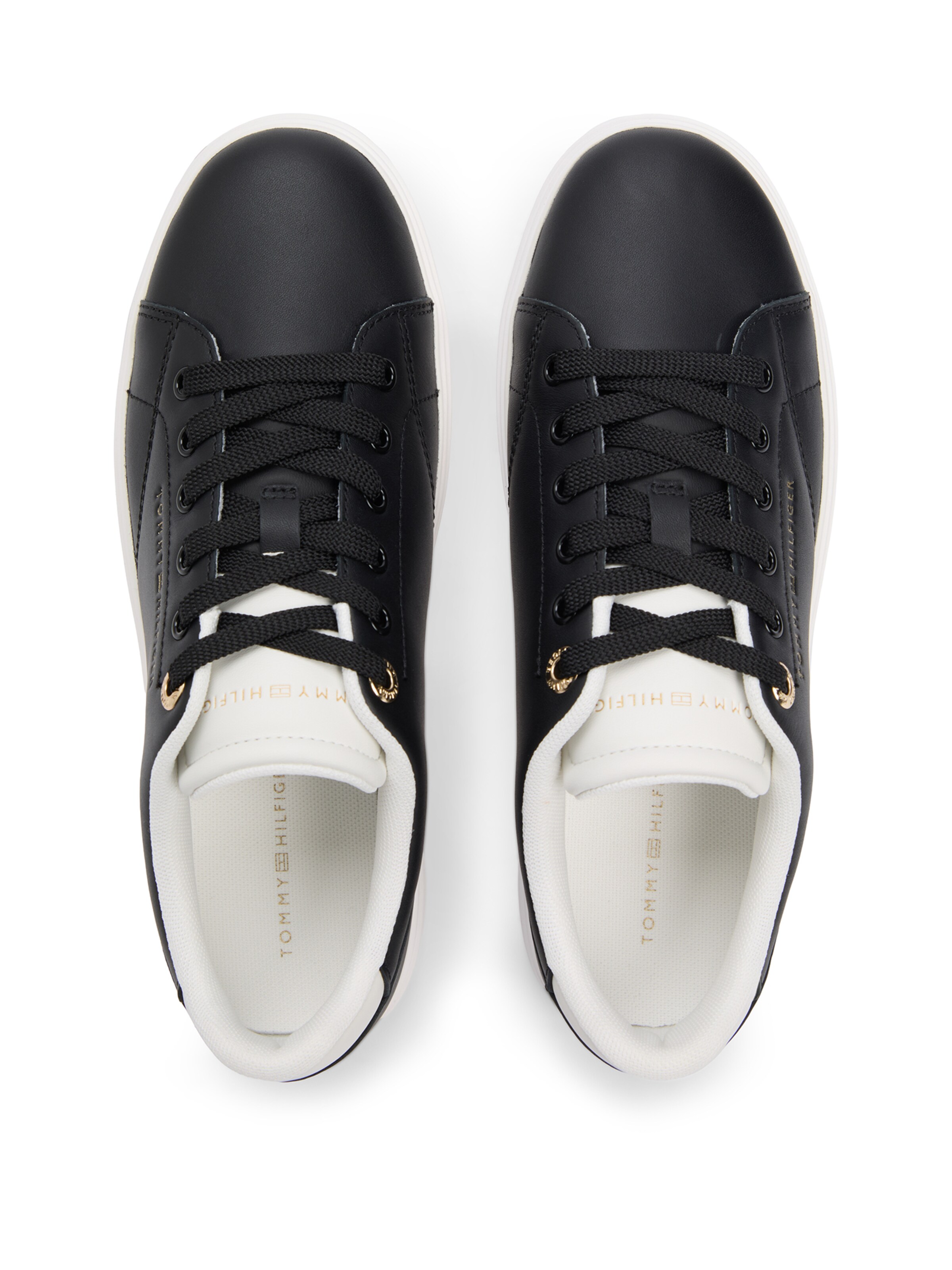 TOMMY HILFIGER Trampki niskie w kolorze czarny