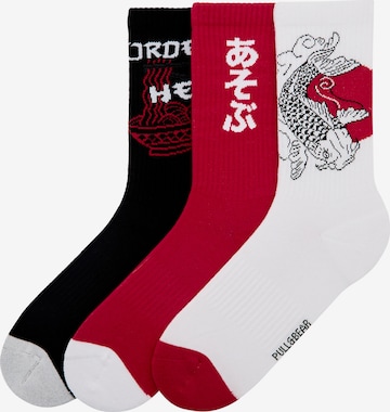 Pull&Bear Socken in Rot: predná strana