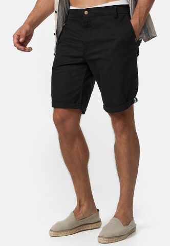 INDICODE JEANS Regular Chino 'Creel' in Zwart