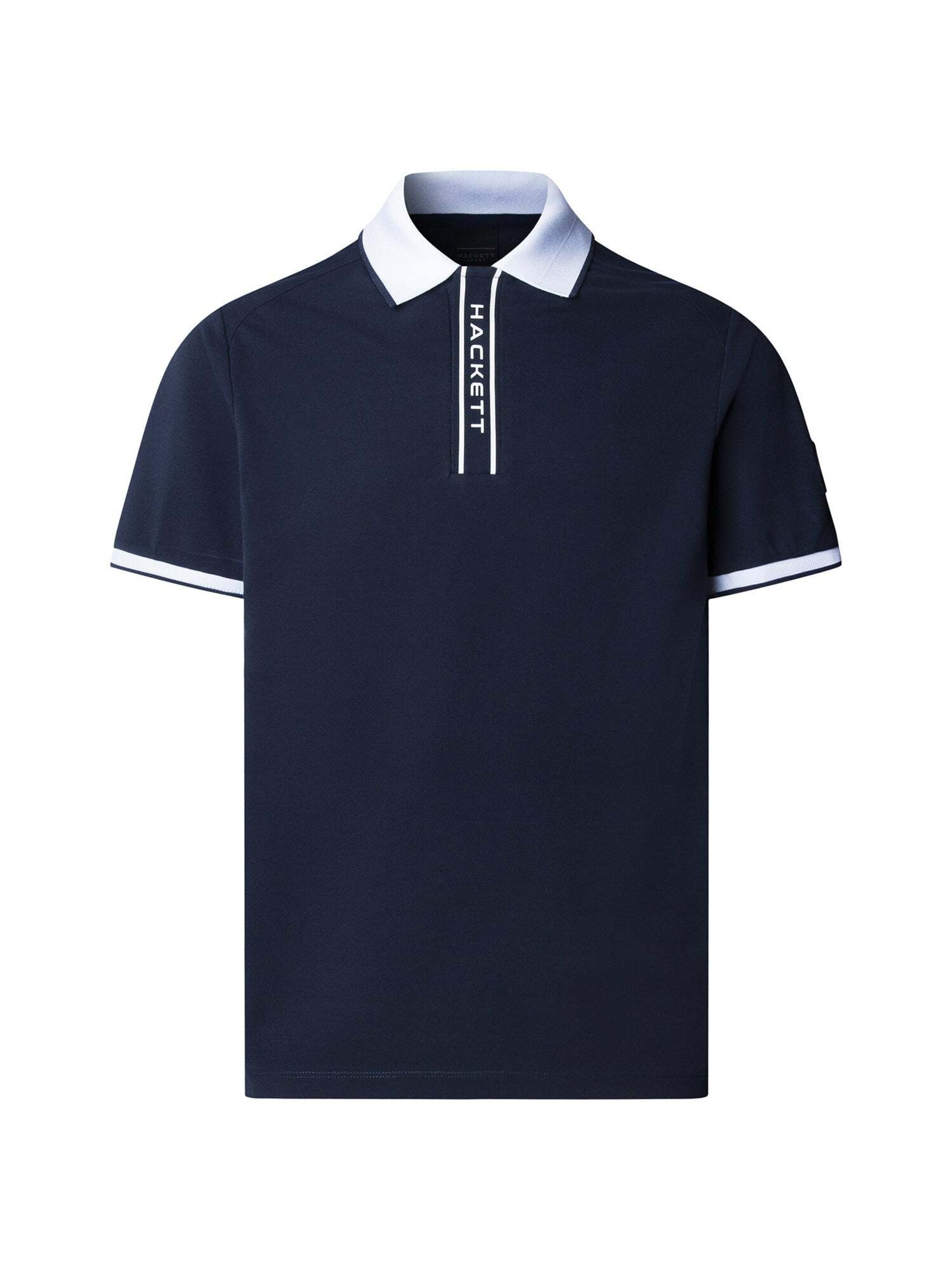 Hackett London Poloshirt in Blau: Vorderseite