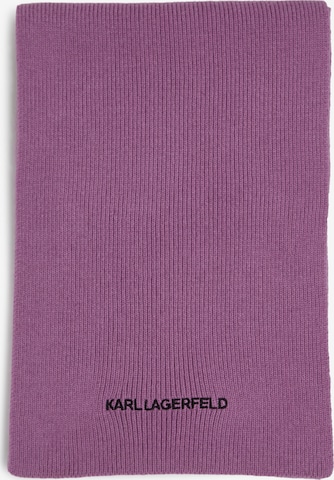 Karl Lagerfeld Scarf 'Essential' in Lila: predná strana