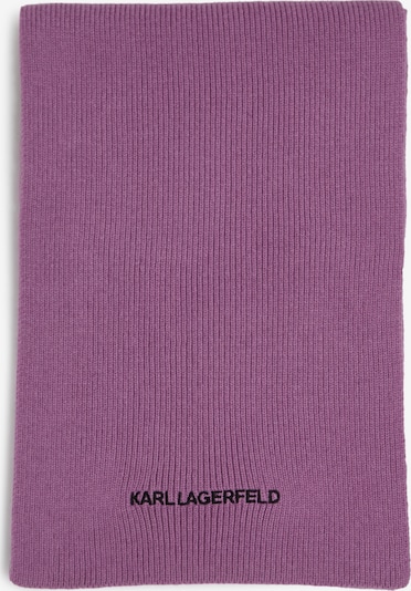 Karl Lagerfeld Šalle 'Essential', krāsa - purpura / melns, Preces skats