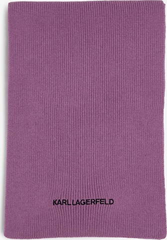 Karl Lagerfeld Scarf 'Essential' in Purple: front