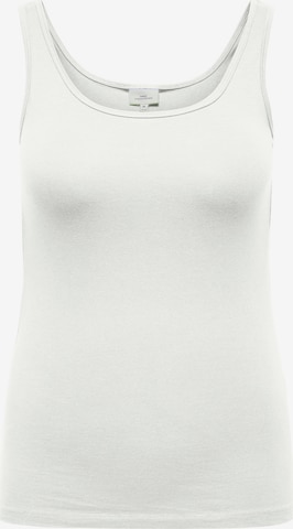 ONLY Carmakoma Top 'Time' in Weiß: Vorderseite