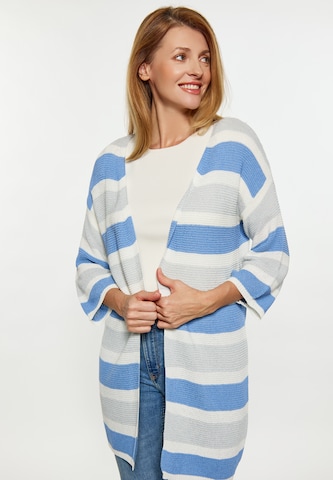 Cardigan usha BLUE LABEL en bleu : devant