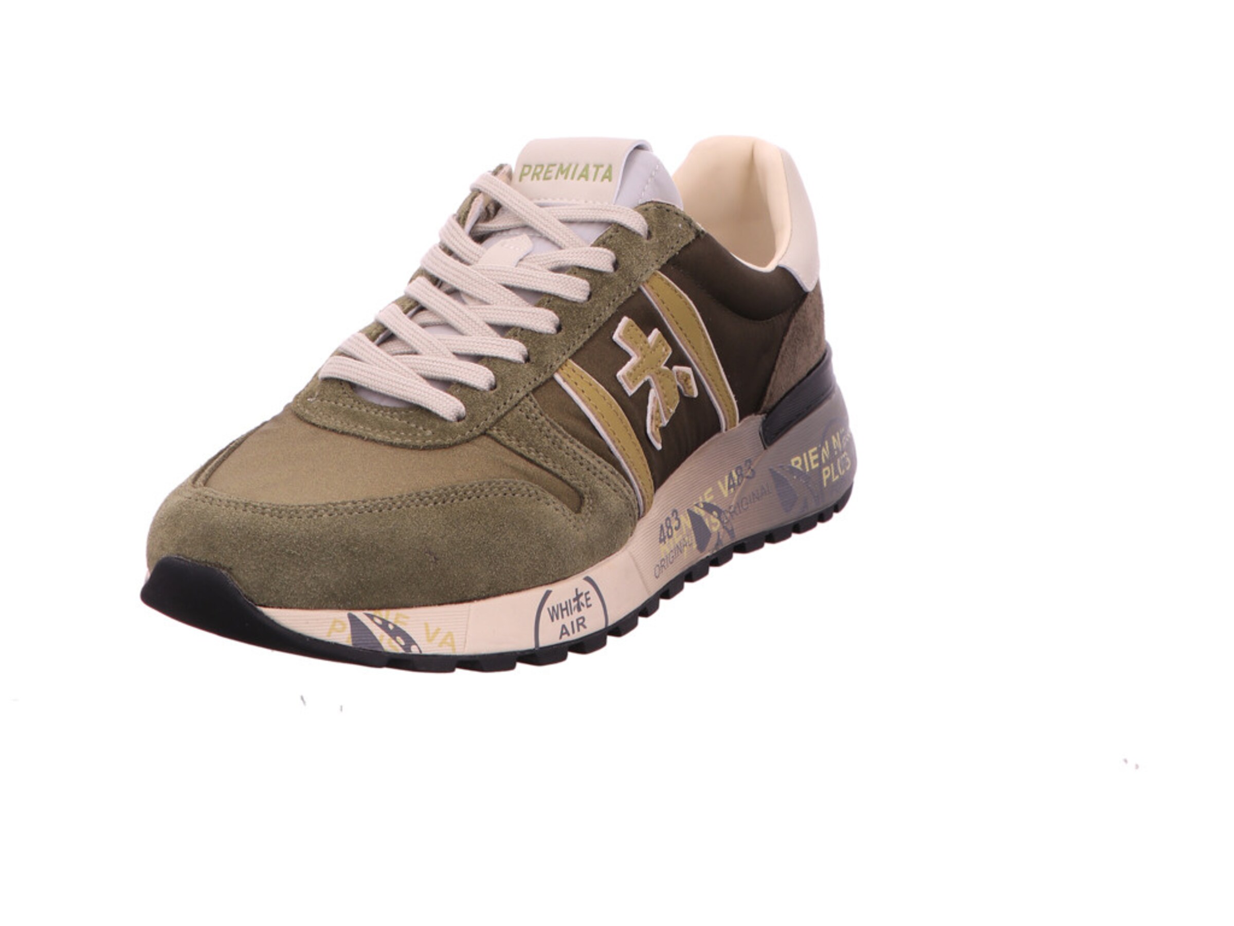 Premiata Sneaker in Grün: Vorderseite