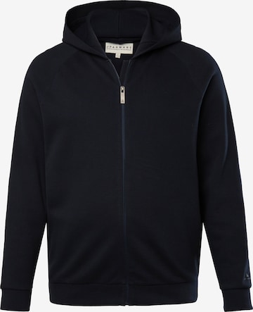 JP1880 Sweatvest in Zwart: voorkant