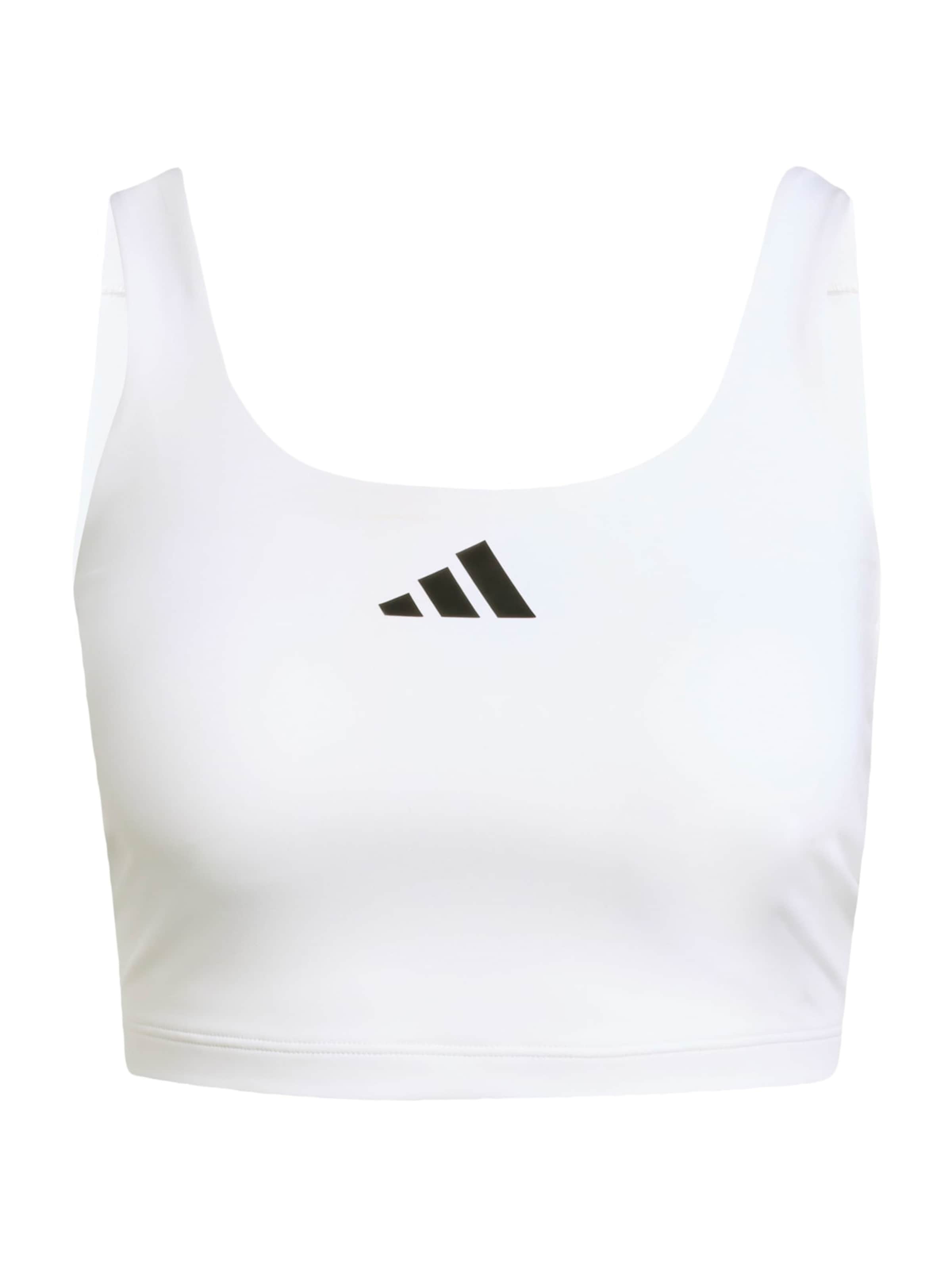 ADIDAS PERFORMANCE - Bustier Sujetador deportivo 'Power' en blanco: frente