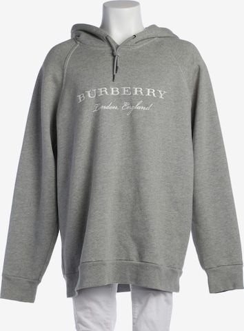 BURBERRY Sweatshirt / Sweatjacke XL in Grau: Vorderseite