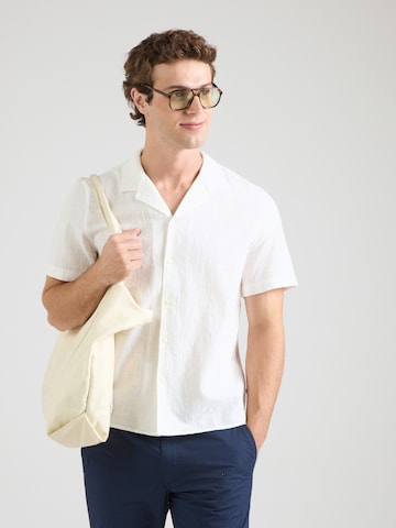 s.Oliver Regular fit Overhemd in Wit: voorkant