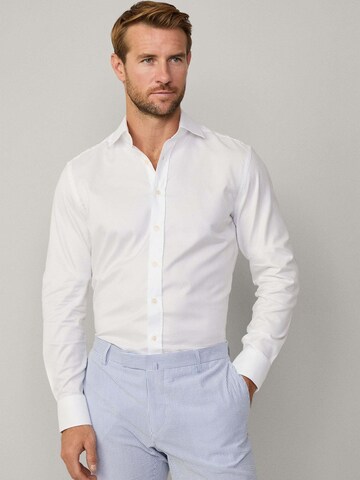 Hackett London Slim fit Zakelijk overhemd 'Royal' in Wit: voorkant
