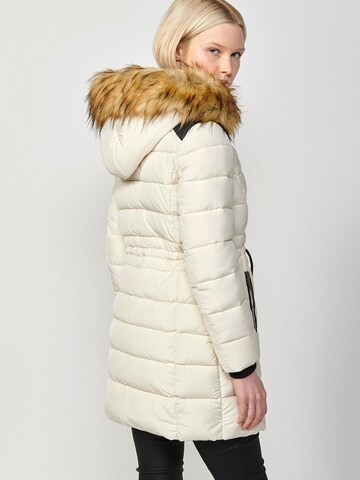 KOROSHI Winterjacke in Weiß