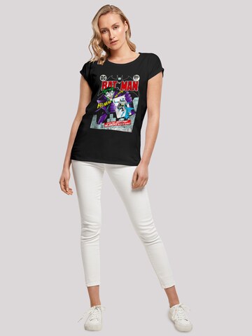F4NT4STIC T-Shirt 'DC Comics Batman Joker Playing Card Cover' in Schwarz