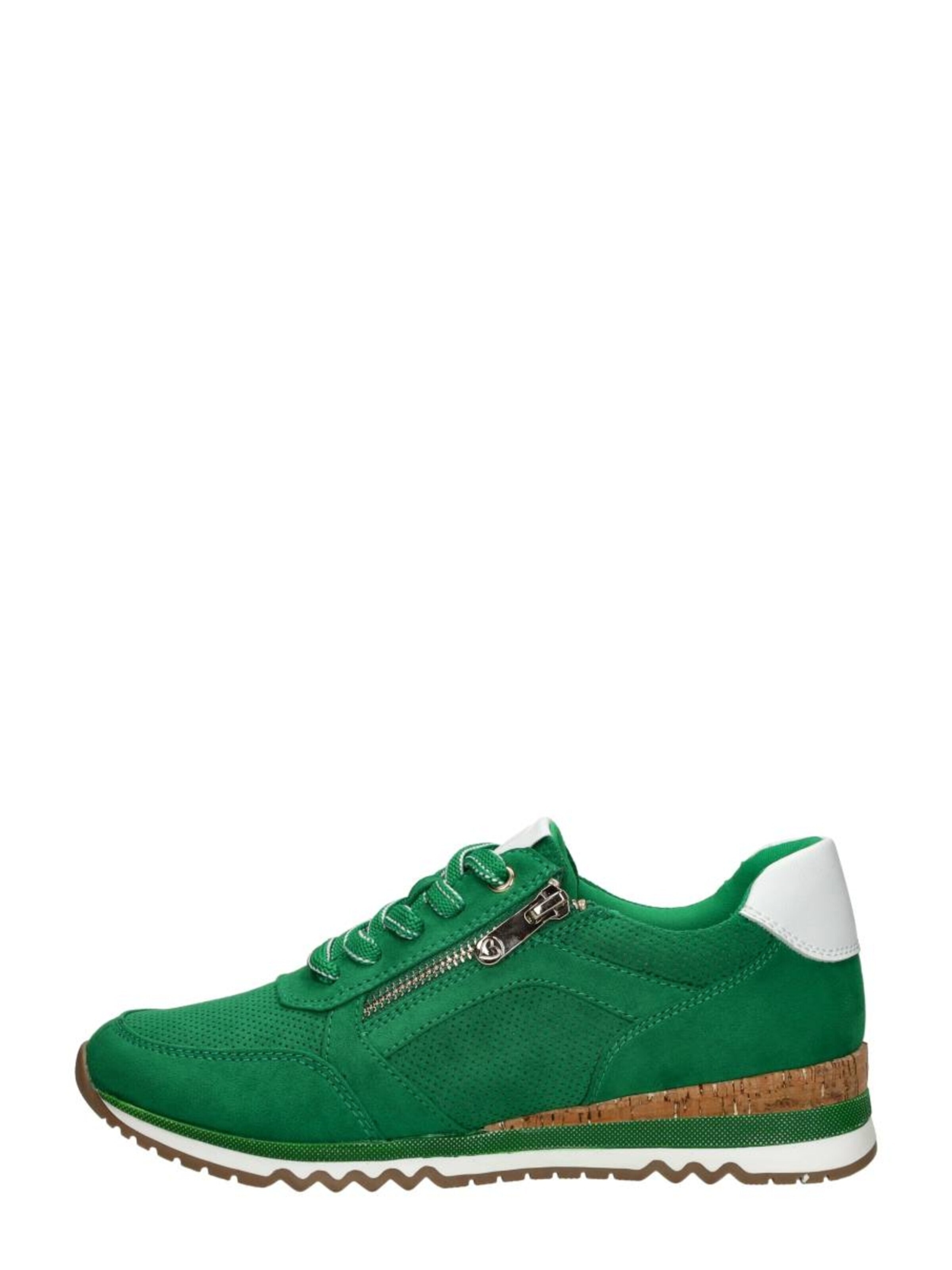 MARCO TOZZI Platform trainers 'Sneakers Laag' in Green: front
