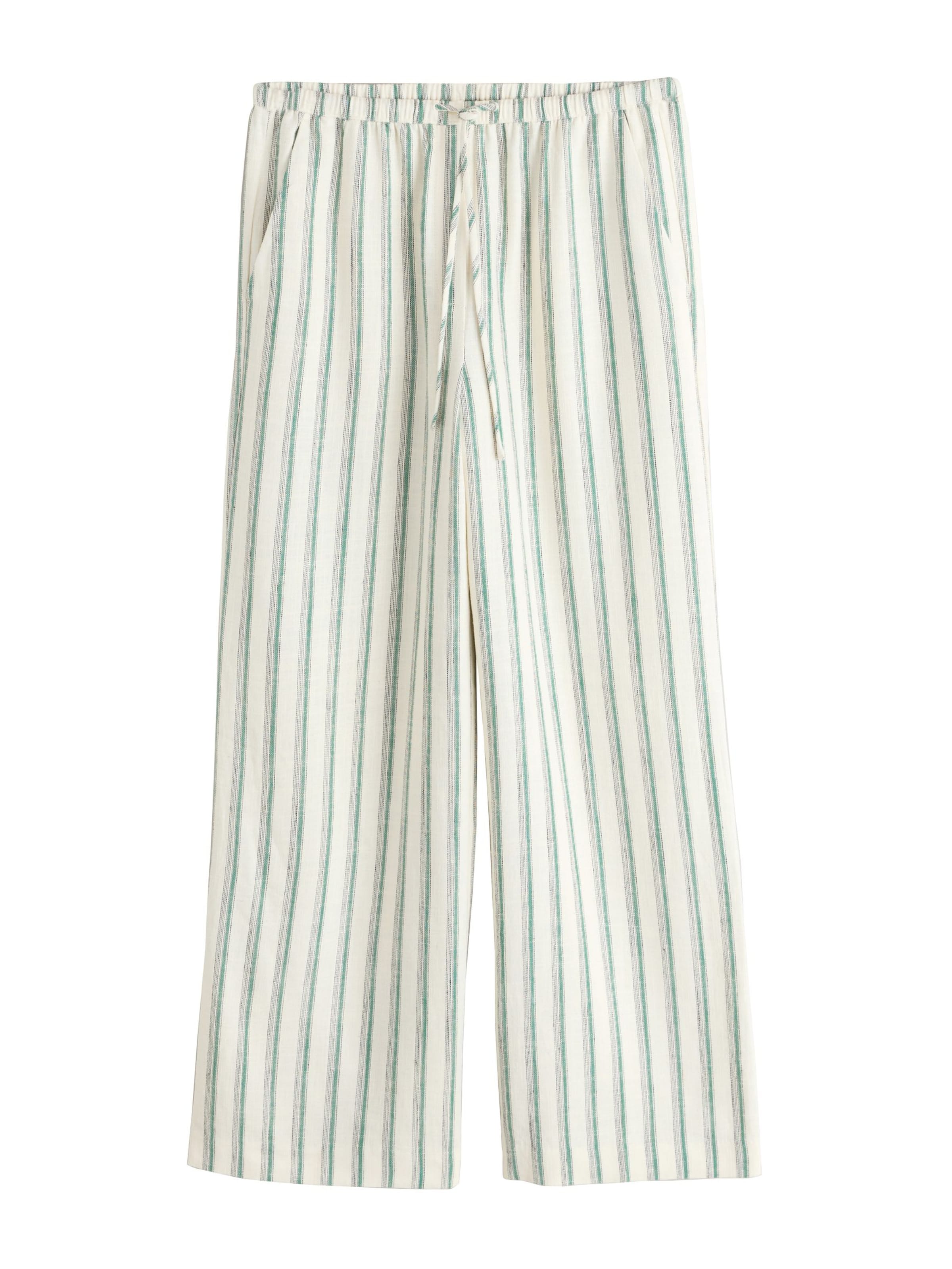 Next Pantalon en écru / vert, Vue avec produit