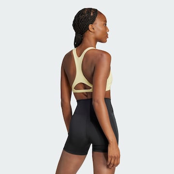 ADIDAS PERFORMANCE Бюстье Спортивный бюстгальтер 'Aeroimpact Luxe' в Желтый