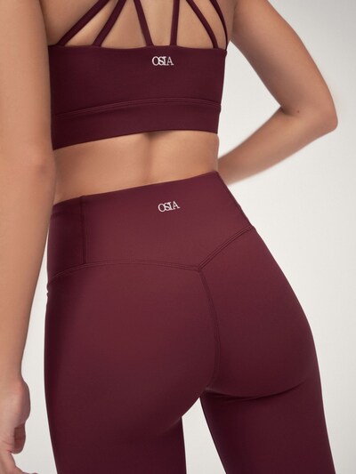 Osia Leggings en XS/Regular en bourgogne, Vue avec produit