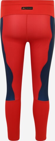 ADIDAS SPORTSWEAR - Skinny Calças de desporto 'Marimekko Run Icons 3-Stripes ' em vermelho