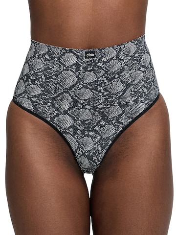 cfab (formerly creamy fabrics) String 'Seamless High-Waist Tanga' i grå