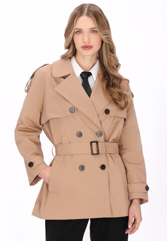 DreiMaster Klassik - Sobretudo meia-estação 'Classic' em bege: frente