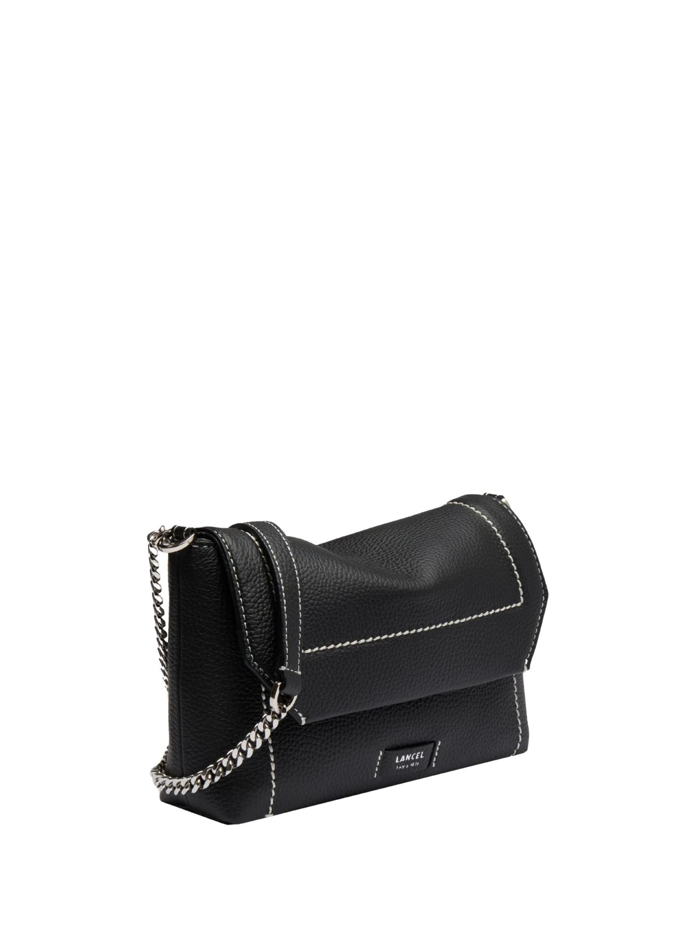 LancelTorba za na rame 'Lancel Sac Rabat S Ninon Soft Noir Femme A1403010TU' - crna boja