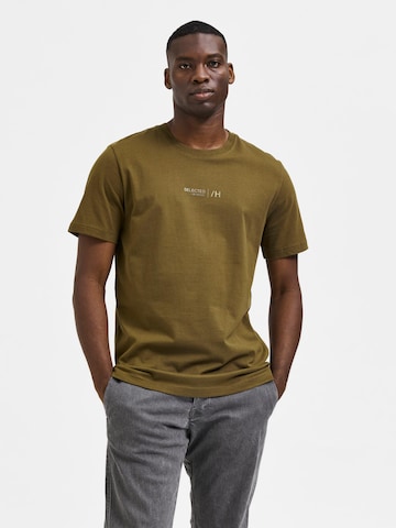 SELECTED HOMME Shirt 'Boris' in Groen: voorkant