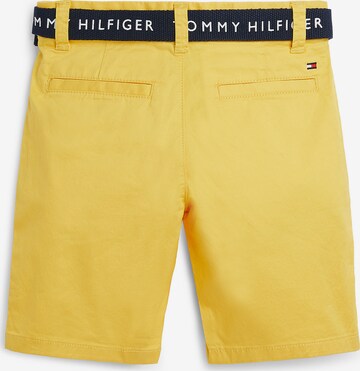 TOMMY HILFIGER Normální Kalhoty – žlutá