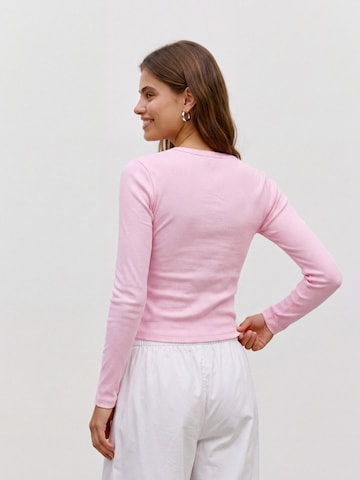 VERO MODA Тениска 'VMCHLOE' в розово