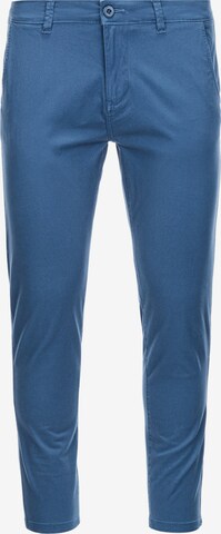 Ombre Slimfit Chino 'P894' in Blauw: voorkant