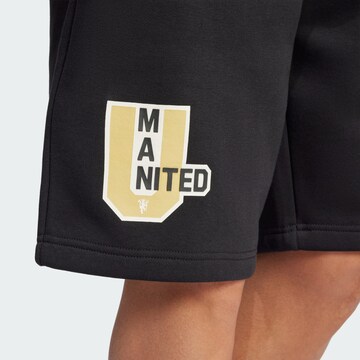 ADIDAS ORIGINALS Regular Sports trousers 'Manchester United VRCT' in Black