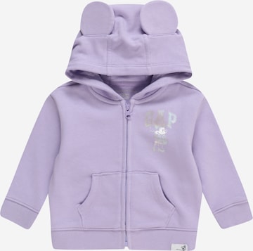 GAP Sweat jacket in Purple: front