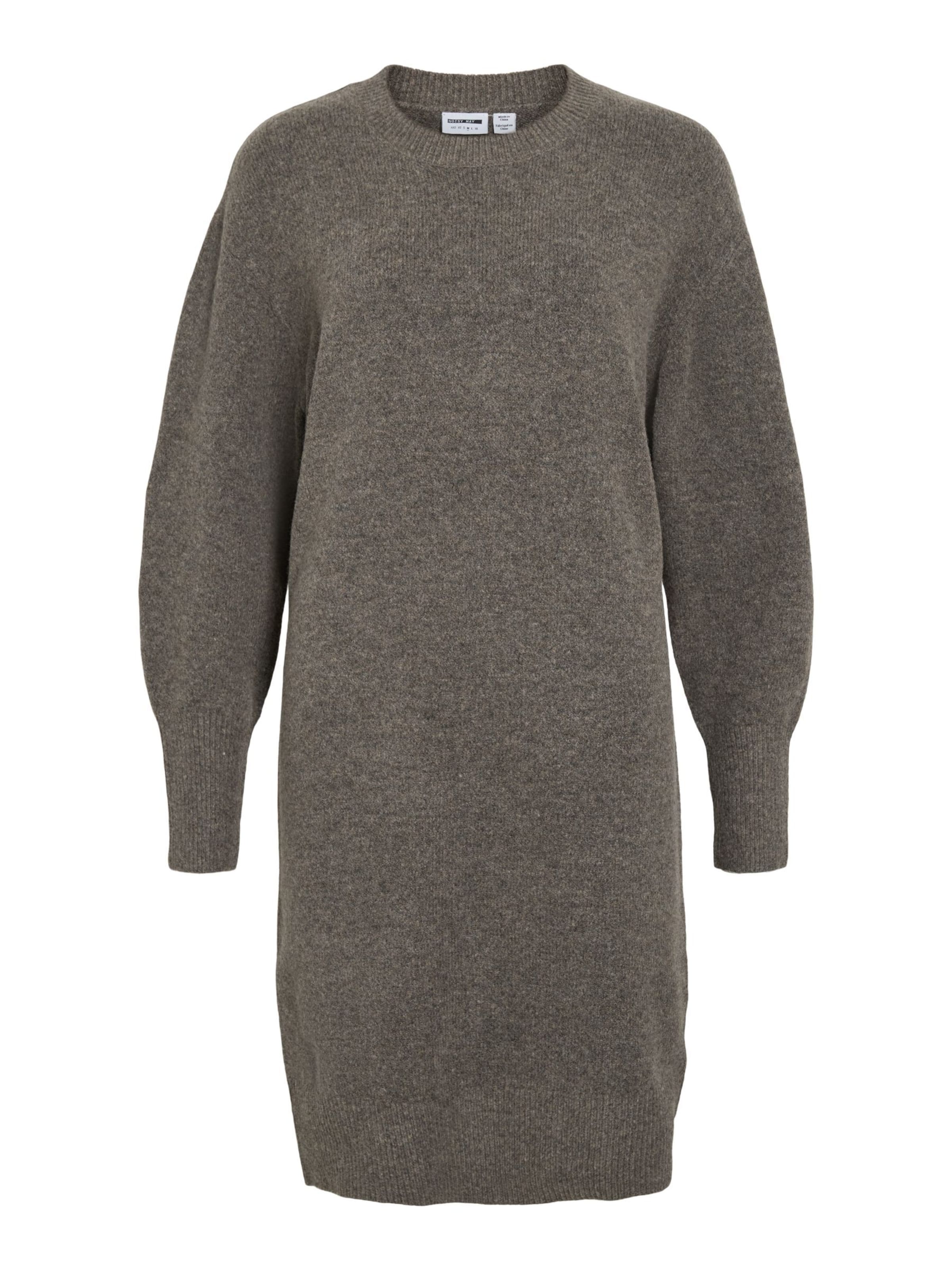 Abito in maglia di Noisy may in marrone: frontale