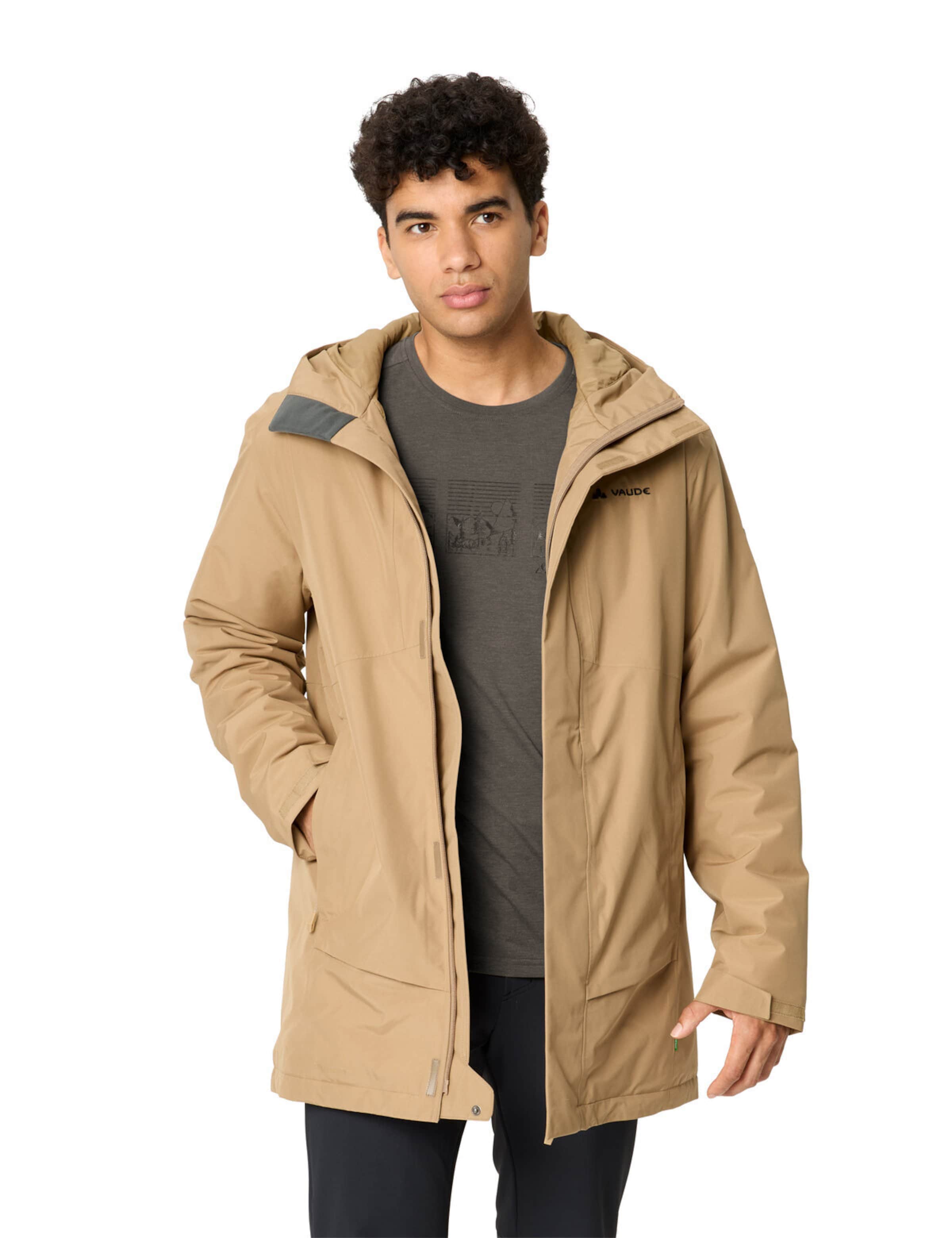 VAUDE Functioneel shirt 'Rosemoor III' in Bruin