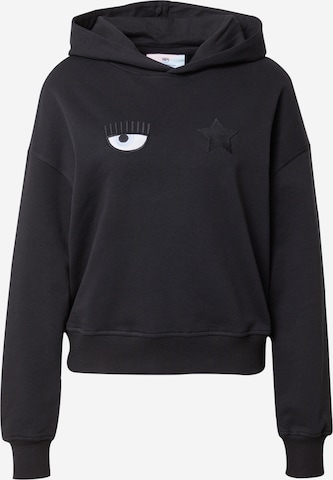 Chiara Ferragni Sweatshirt in Black: front