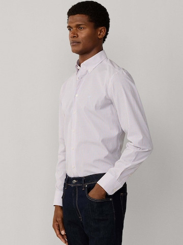 Coupe regular Chemise Hackett London en rouge