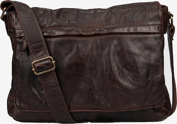 Montana Laptop Bag 'Kinston' in Brown: front