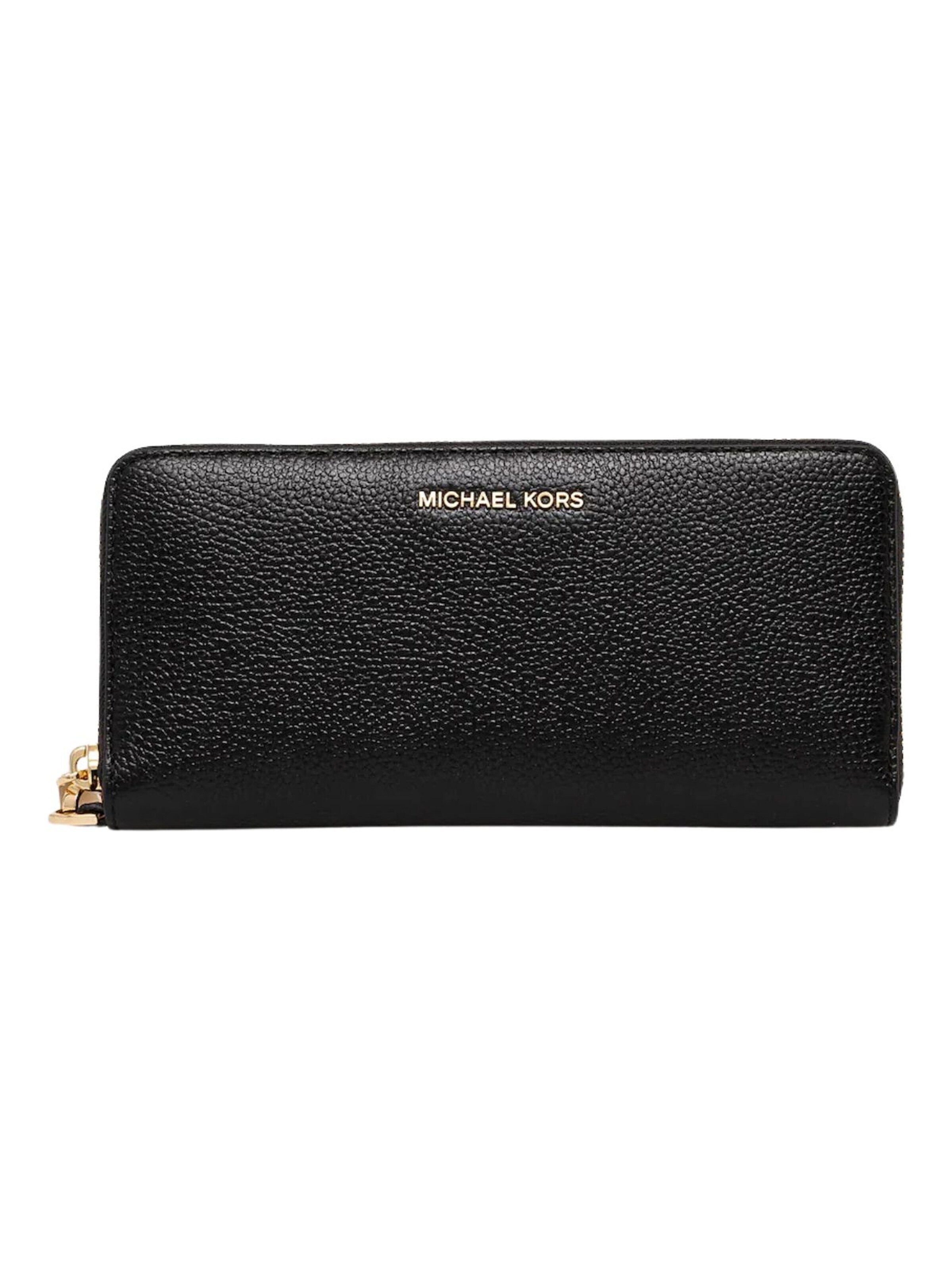 Portamonete 'Travel Continental' di Michael Kors in nero: frontale