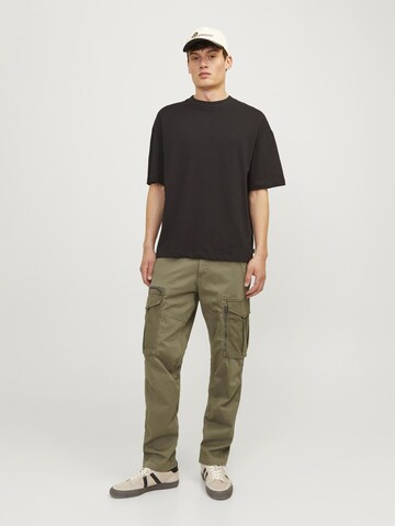 JACK & JONES regular Παντελόνι cargo 'JPSTKane JJCruise' σε πράσινο