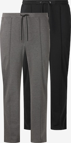 Charles Colby Loose fit Pants ' Baron Colehan ' in Grey: front