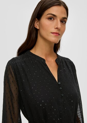 s.Oliver Shirt dress in Black