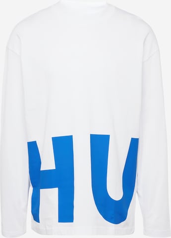 T-Shirt 'Nallison' HUGO Blue en blanc : devant