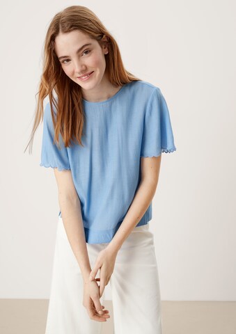 QS Blouse in Blauw