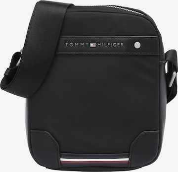 TOMMY HILFIGER - Bolso de hombro en negro: frente